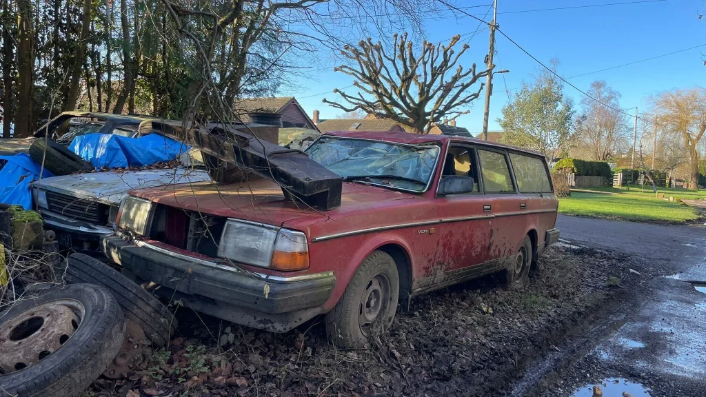 Man stumbles across a forest of retro abandoned cars and decides to look on Google Maps to see how long they've been there