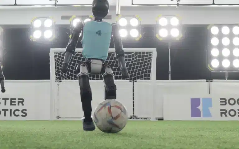 Booster Robotics, a tech company from China, has launched the first humanoid robot soccer league, and it's way better than the Premier League