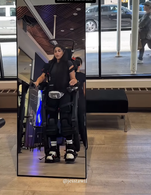 Woman paralyzed since 2014 stands up and walks again using advanced robotic suit