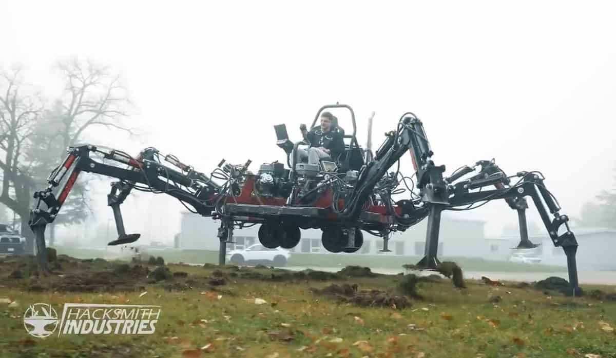 Hacksmith Industries robotic spider
