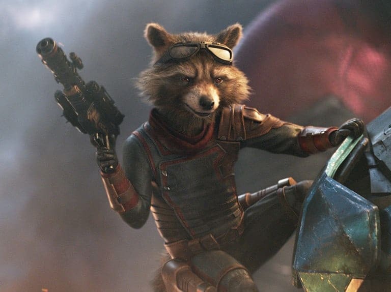 Rocket in Guardians of the GAlaxy