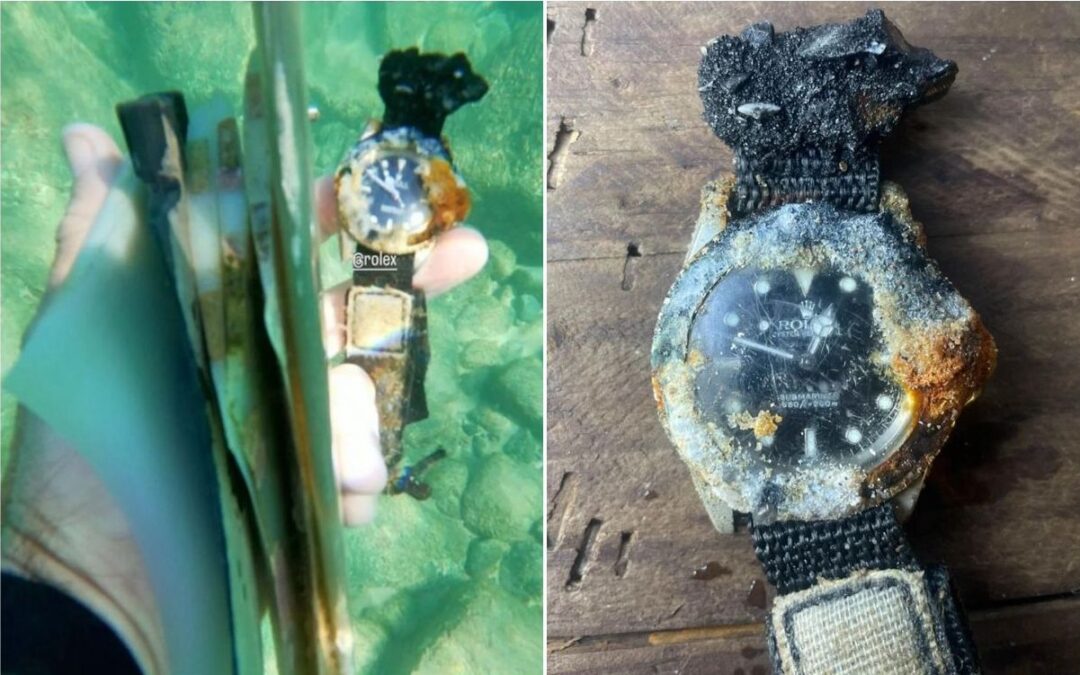 Surfer finds rare Rolex at the bottom of the ocean