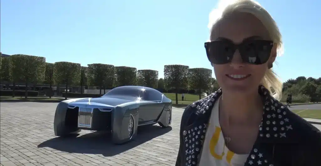 Supercar Blondie travelled three hours to see the Rolls-Royce from the year 2035 and wasn't disappointed