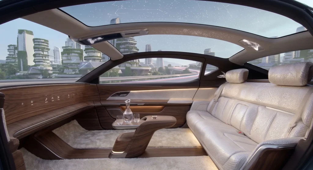 We asked Google Gemini to create a Rolls-Royce in 2050 and this is what it came up with