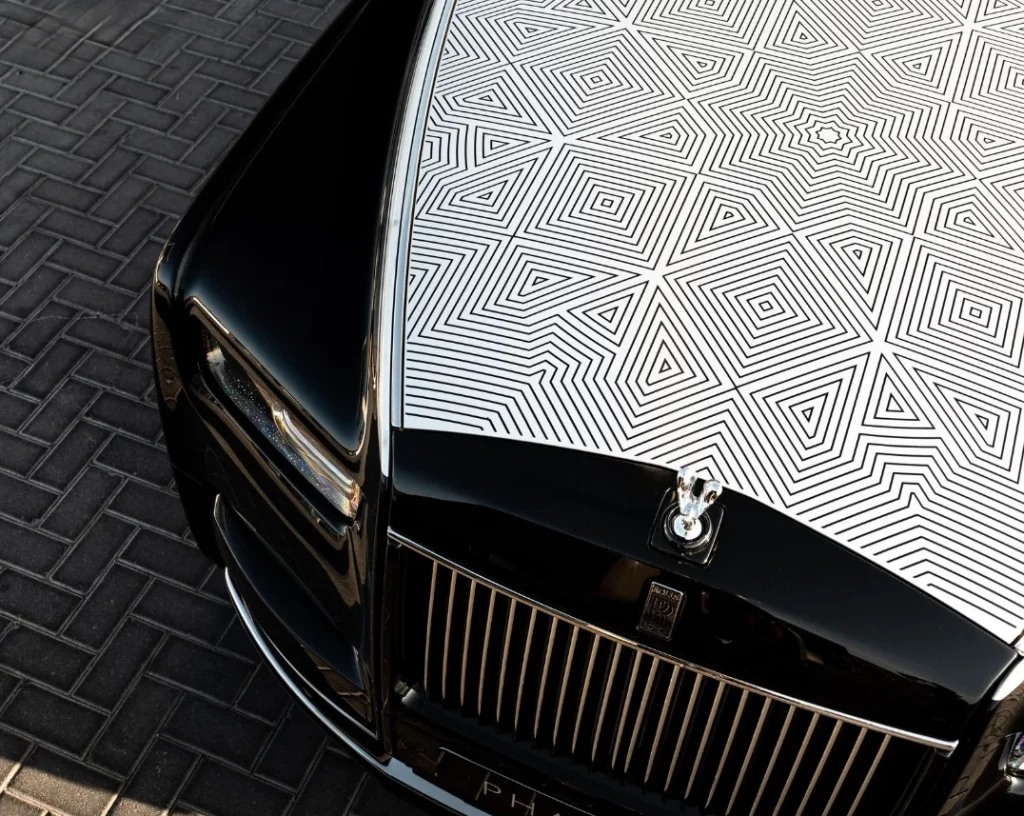 This Custom Rolls-Royce Phantom Has the World’s First Laser-Engraved Hood