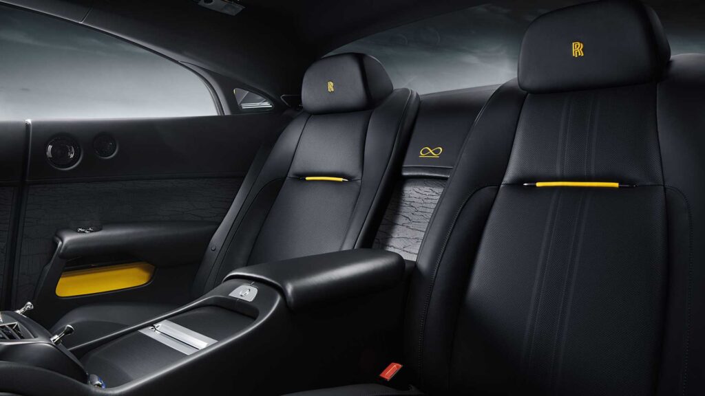 Rolls-Royce Black Badge Wraith Black Arrow, interior, rear seats