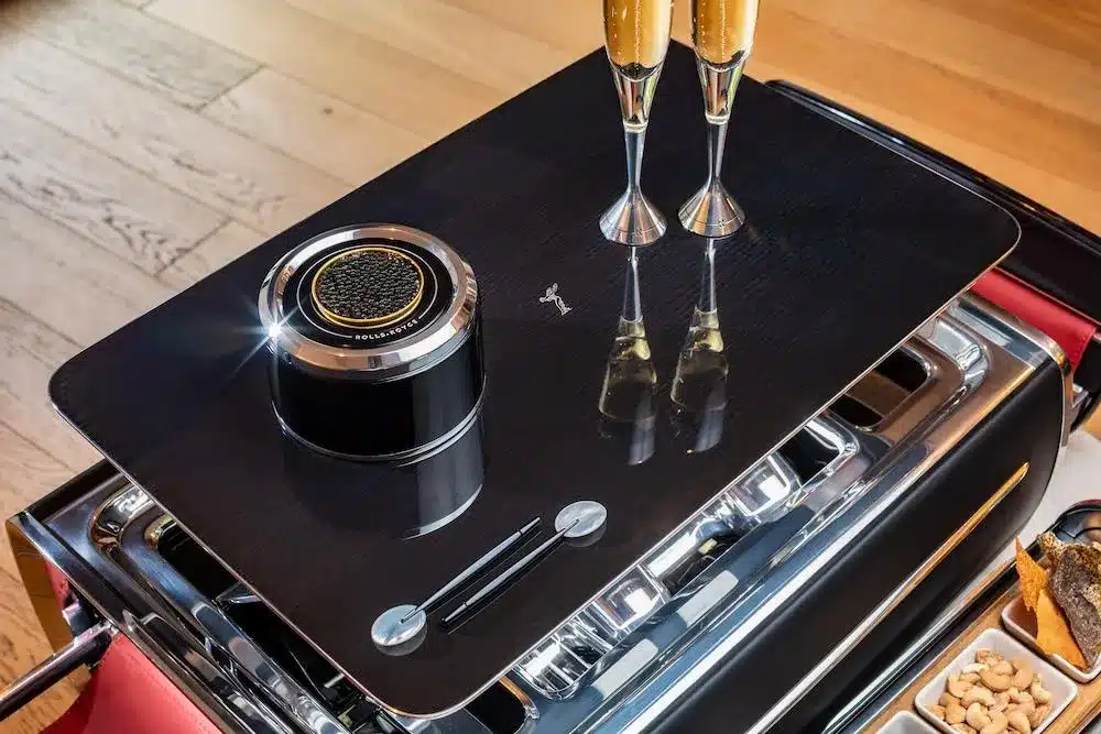 This amazing Rolls-Royce Champagne Chest is made in the same bespoke fashion as the cars