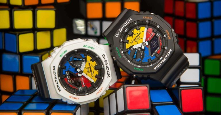 Rubik's x G-Shock header image