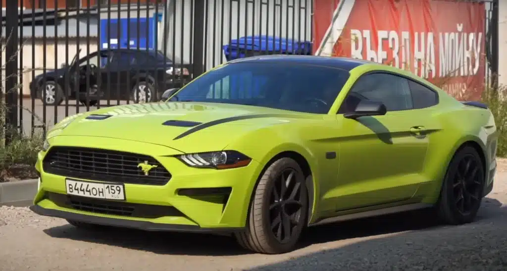 Ford Mustang unboxing sight unseen cargo auction