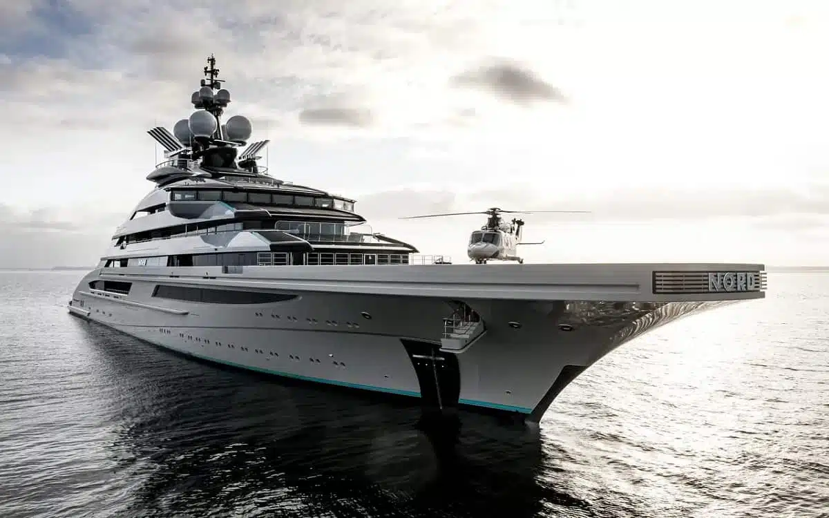 Russian oligarch Nord Mega-Yacht hero image