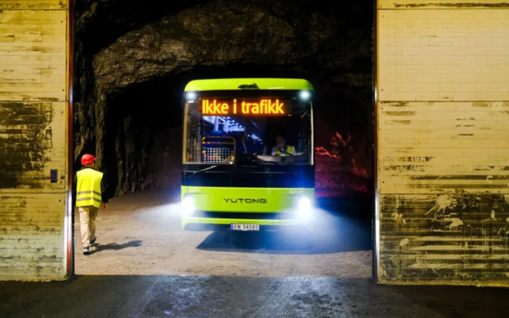 Norway made its starting discovery about its Chinese electric buses after testing it in a mine