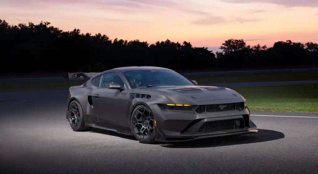 The Ford Mustang GTD Liquid Carbon edition debuts with exposed carbon fiber bodywork, sparking debate over design and performance gains