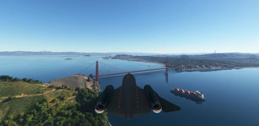 Incredible simulation shows what the SR-71's top speed would look like if it was flying at ground level