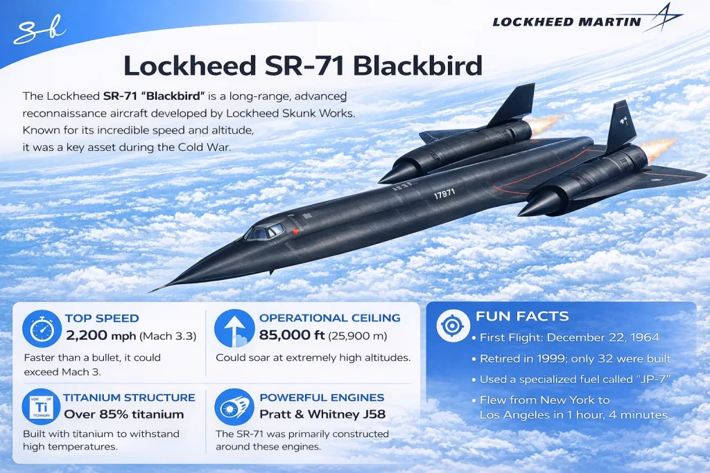 Lockheed SR-71 Blackbird jet from 1966 is still the fastest ever built and it was retired because it cost too much to fly