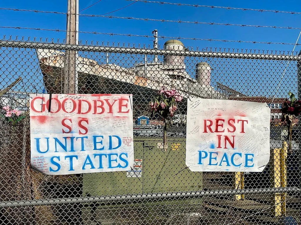 NYC battles to save historic seven-figure ocean liner, SS United States, as Florida owner plans to sink it
