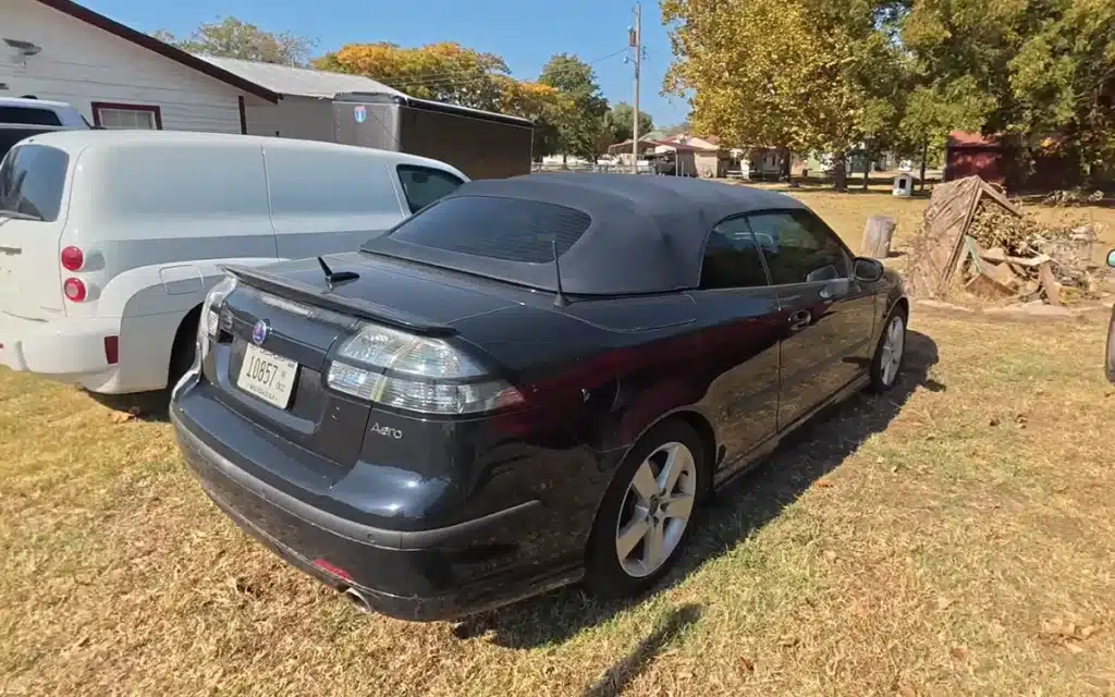 16-year-old gets one of dad's 28 vehicles in car collection - Saab