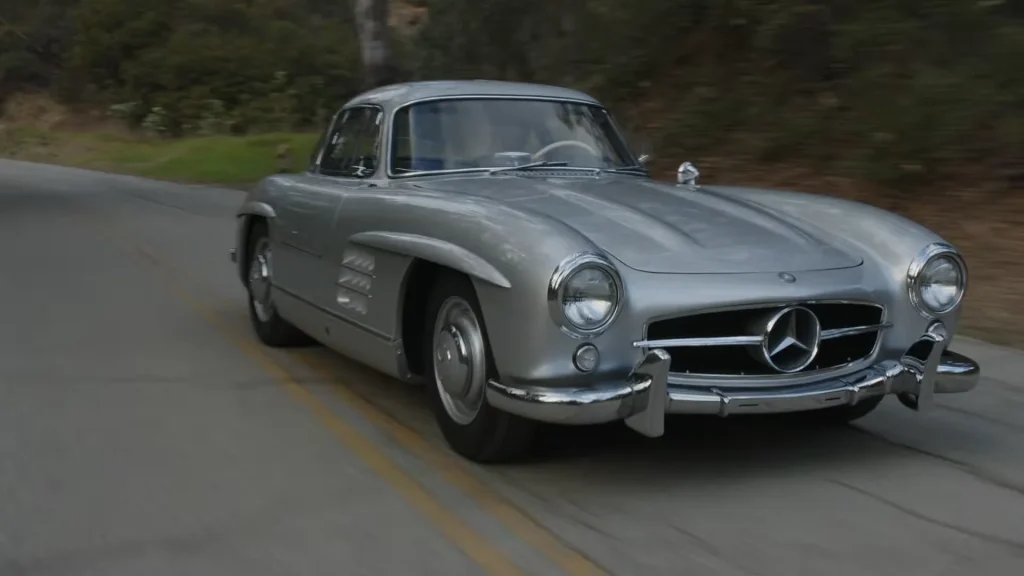 Man takes Mercedes Gullwing coupe to Jay Leno and his garage