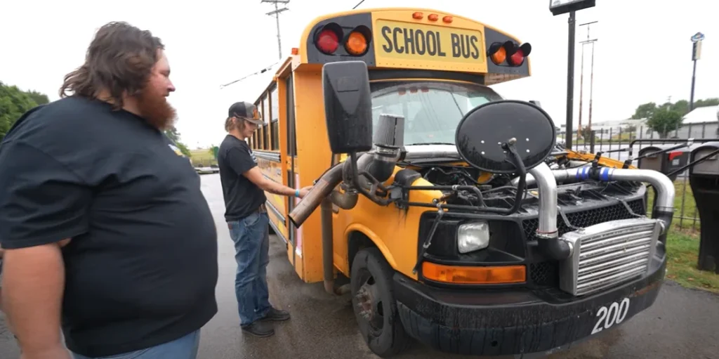 Kansas YouTuber buys school bus on Facebook Marketplace and turbocharges it into the world’s fastest