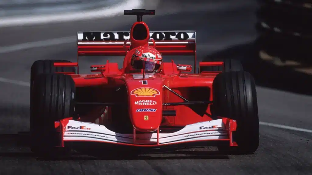 Michael Schumacher would end 2001 with the record for overall F1 wins.