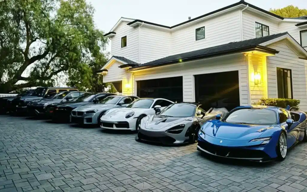 Scott Disick has shown off a wild widebody McLaren 720S to add to a stacked multi-million dollar car collection with showstoppers from Lamborghini and Ferrari