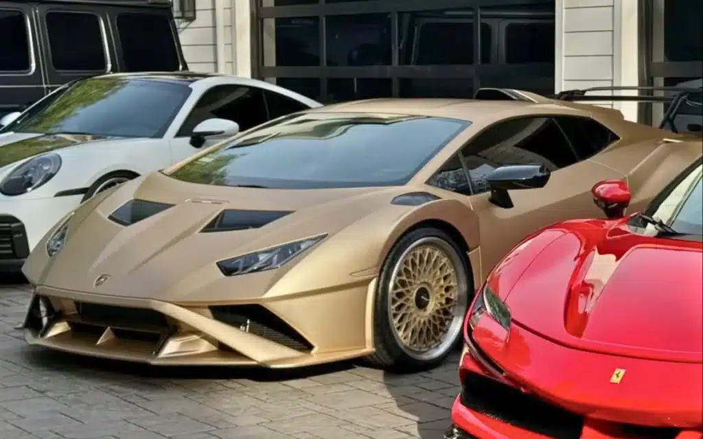 Scott Disick has shown off a wild widebody McLaren 720S to add to a stacked multi-million dollar car collection with showstoppers from Lamborghini and Ferrari
