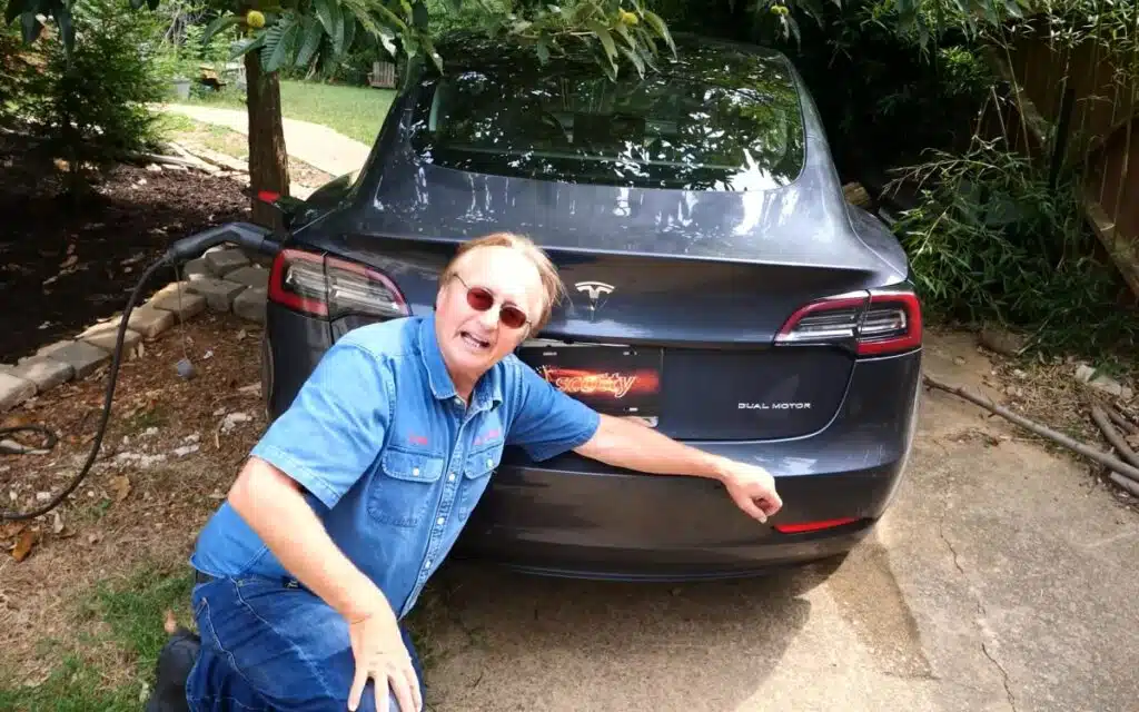 US mechanic Scotty Kilmer of over 50 years checks out a Tesla Model 3 EV then breaks down all the reasons it 'scares him'