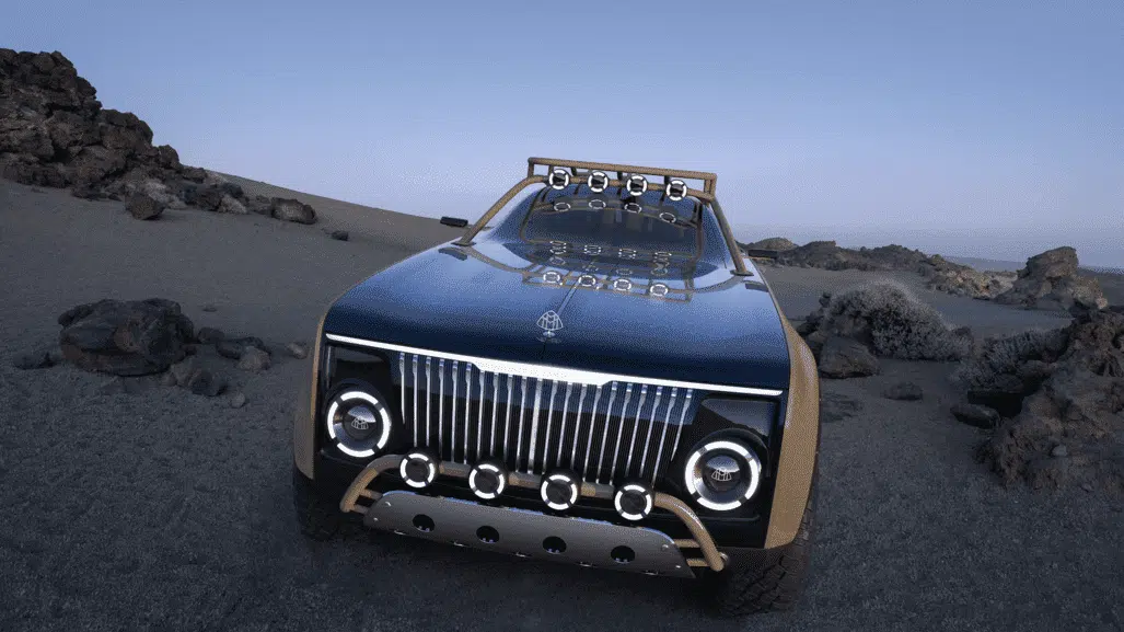 The front of the Project Maybach.