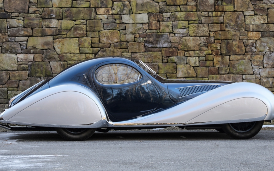 This Talbot-Lago is the most expensive French car ever sold and it looks like a teardrop