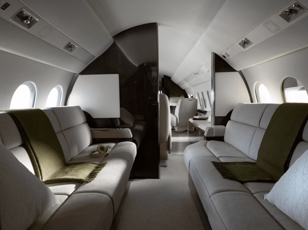 Taylor Swift's private jet seating