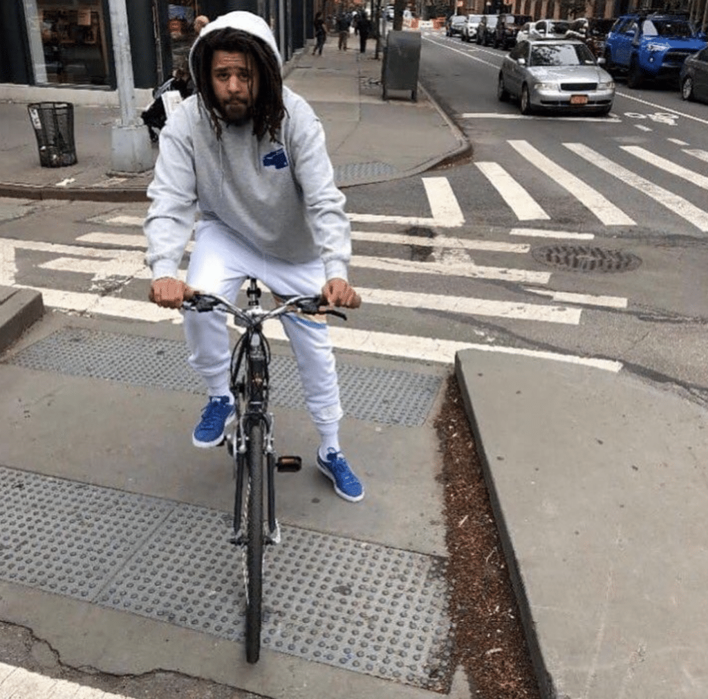 J. Cole sold his car and swapped it for surprising mode of transport