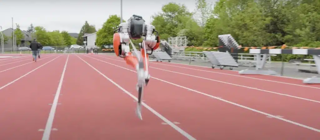 Two-legged robot's 100-meter record is astonishingly quick