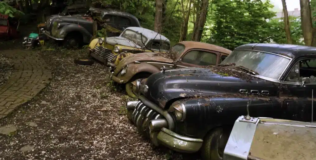 Million dollar car graveyard in German forest is full of rare motors
