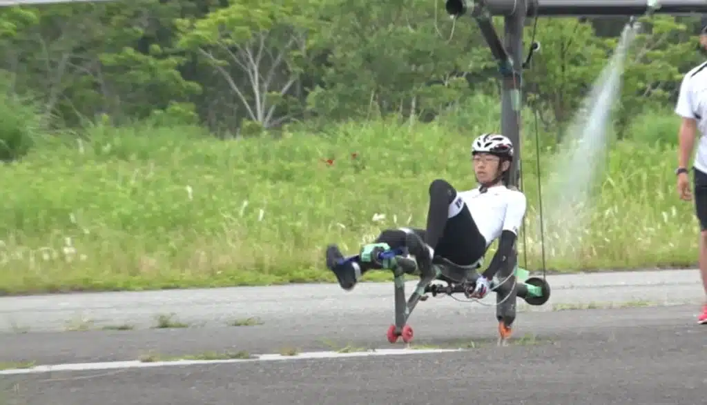 Japanese students build unconventional 'flying cycle' aircraft propelled by pedaling