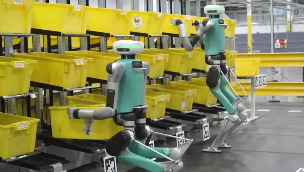 Amazon introduces two-meter tall humanoid robots to work in its warehouses
