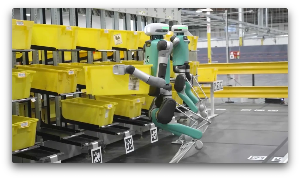 Amazon introduces two-meter tall humanoid robots to work in its warehouses