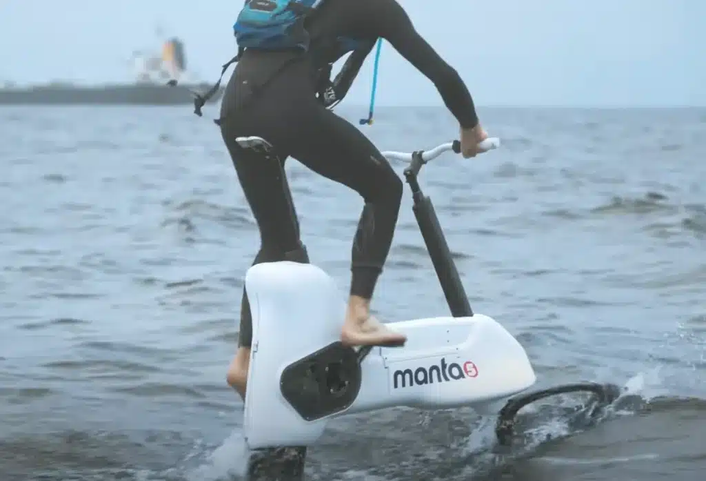 World's first water ebike is half bike, half plane