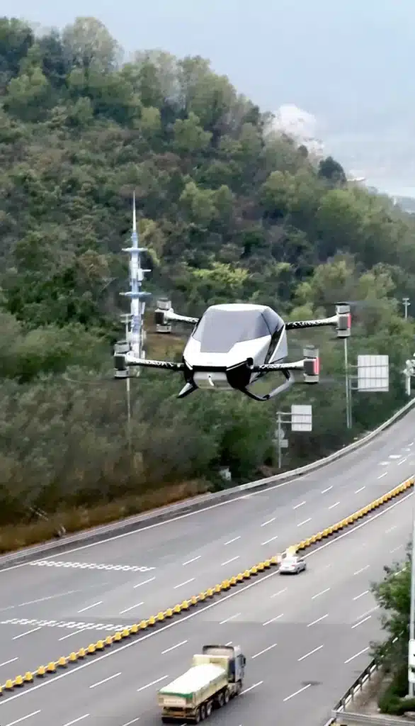 XPeng unveils breathtaking video of flying cars soaring above cities in latest update