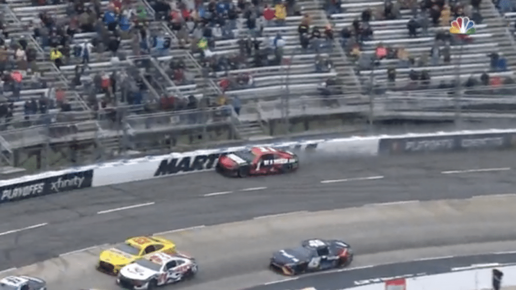 NASCAR driver once overtook five other cars using physics trick he saw in a videogame