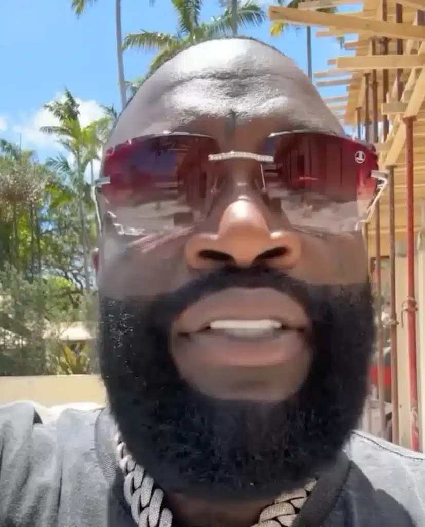 Rick Ross shows off M mansion on exclusive island, telling Drake to buy empty lot next door