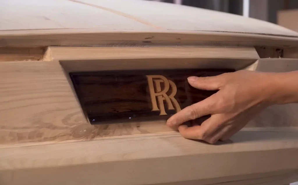 Dad spent 68 days building his son a Rolls-Royce Boat Tail