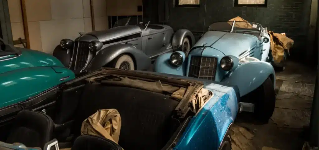 Abandoned museum home to over 200 classic car barn finds