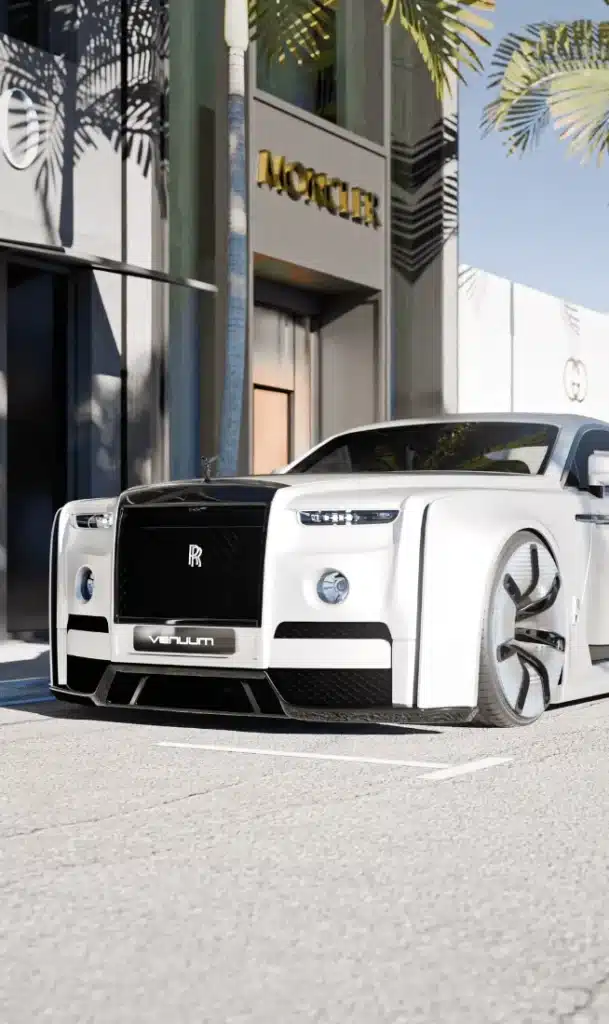 Rolls-Royce Wraith Apollo White Edition straight from 2065