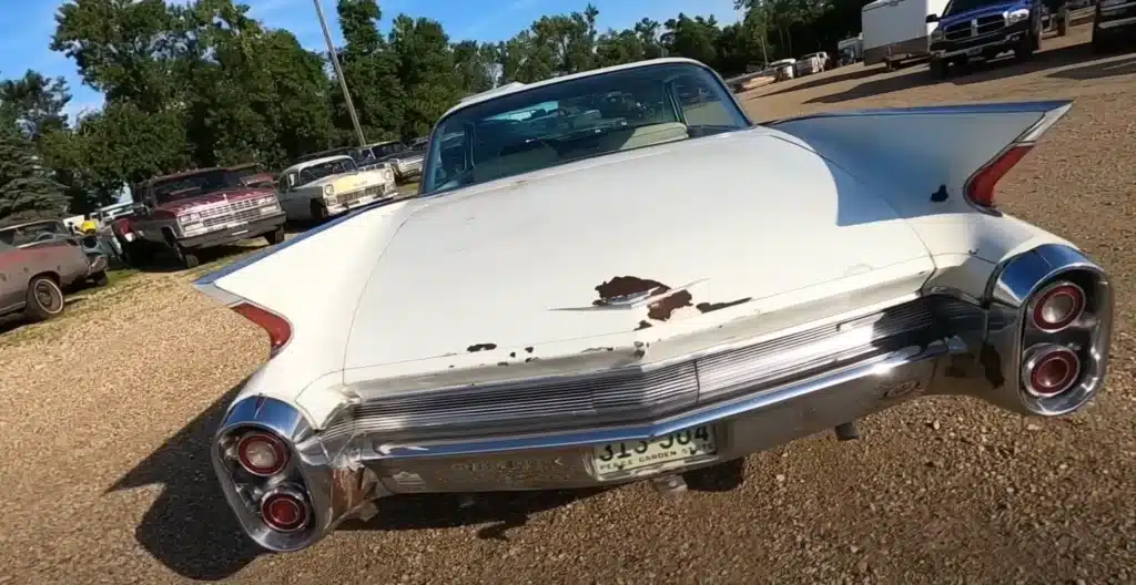 US 1960 Cadillac Coupe DeVille running again after 50 years