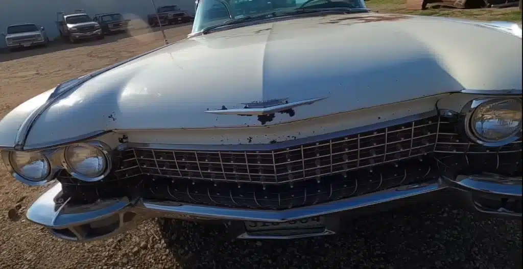 US 1960 Cadillac Coupe DeVille running again after 50 years