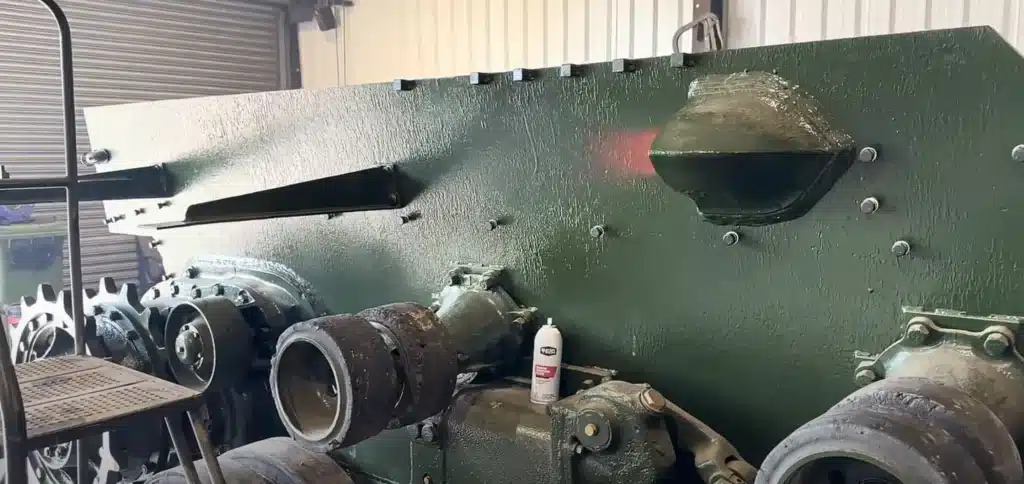 Man who found tank in UK bush starts Rolls-Royce meteor V12 engine