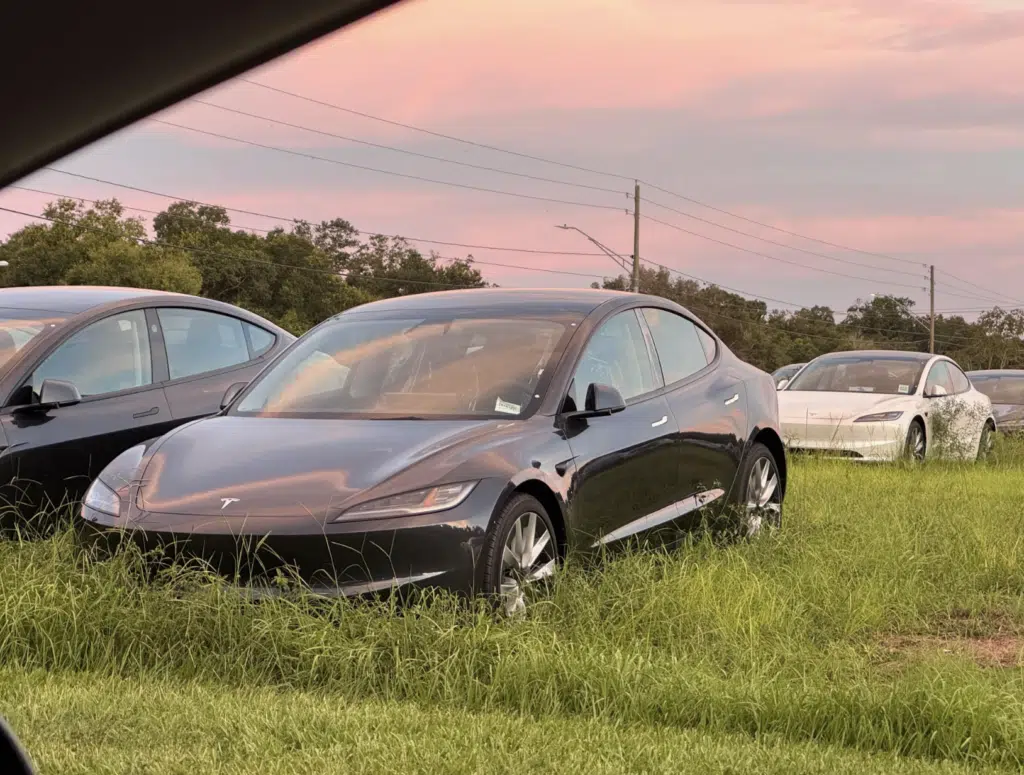 Why there is a field in Florida filled with unsold Tesla Model 3s