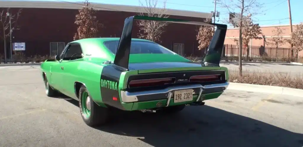 1969 Dodge Daytona Charger 426 Hemi creates wild hood-lift