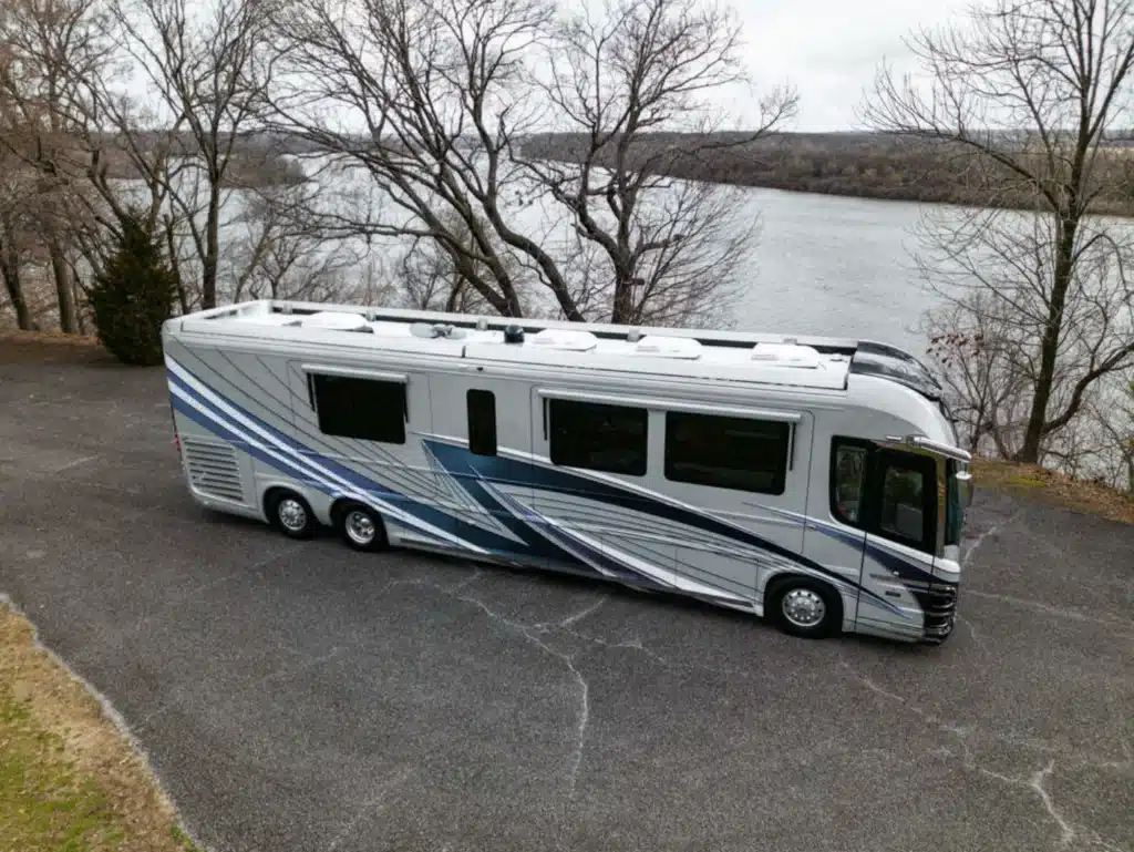 Luxury motorcoach costing nearly $2m is a palace on wheels