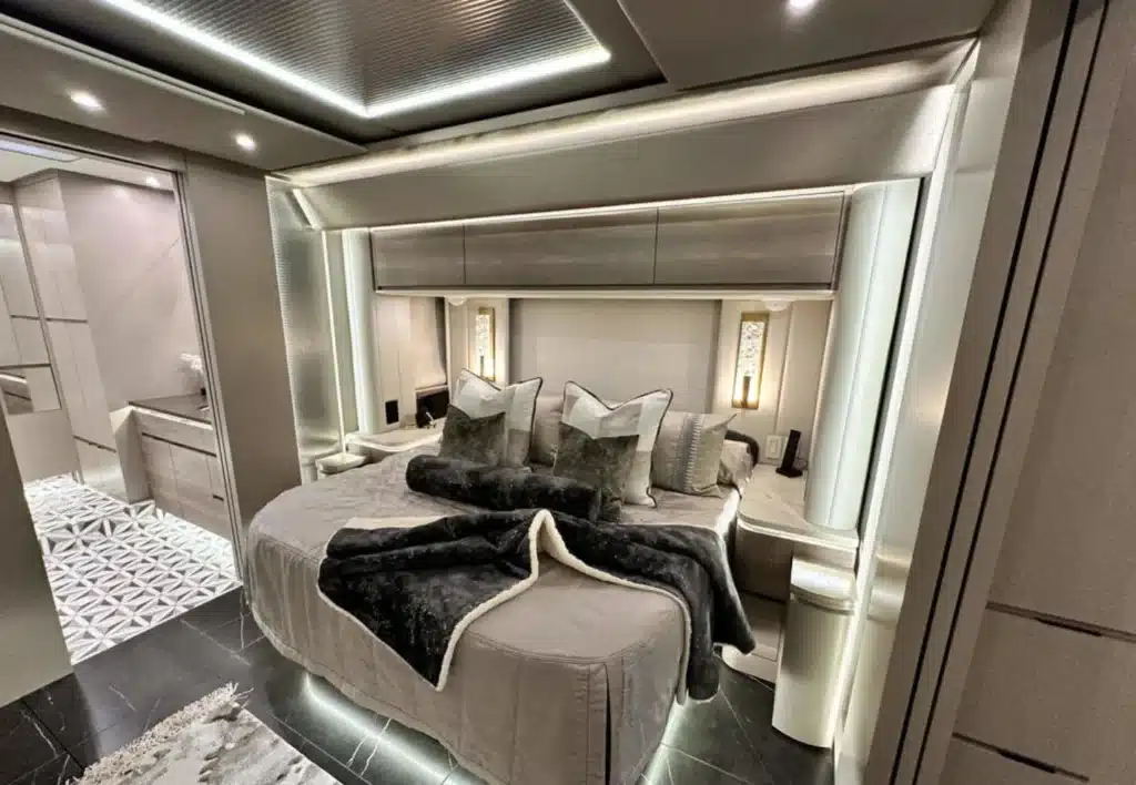 Luxury motorcoach costing nearly $2m is a palace on wheels