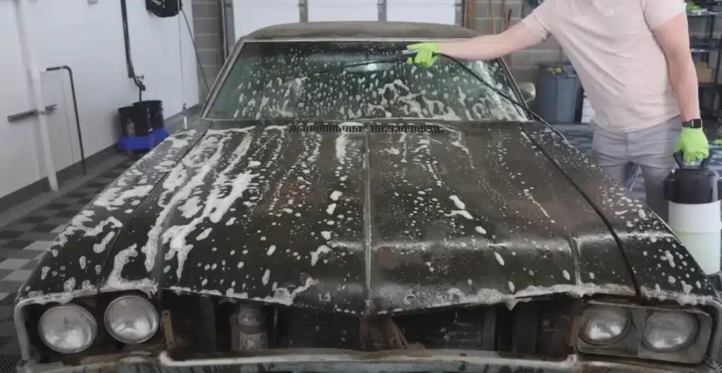 Abandoned Buick Skylark has surprise lurking under its hood